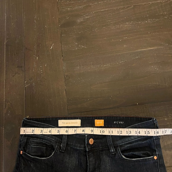 Anthropologie Pilcro and the Letterpress I Embroidered Design Hem Jean 28 - Picture 6 of 11